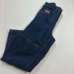 Vintage Empyre Jeans Relax Baggy Double Knee Dark Blue Mens Wide Leg Size 30X28